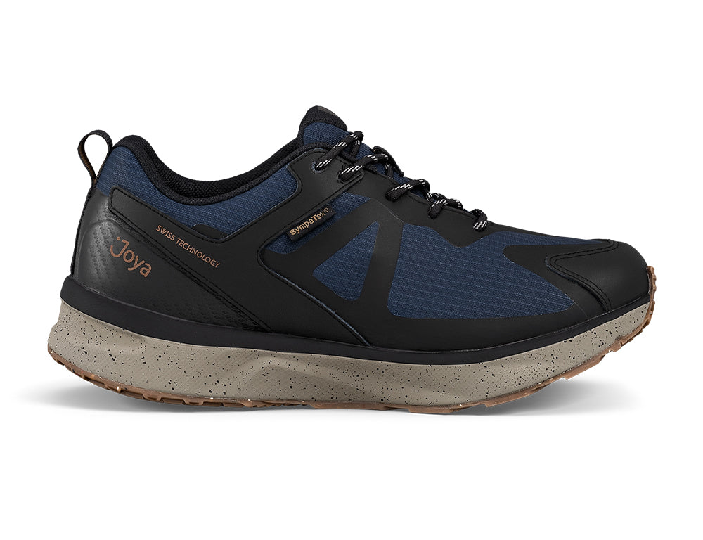 Mens Veloce Waterproof Blue Black Active Trainers