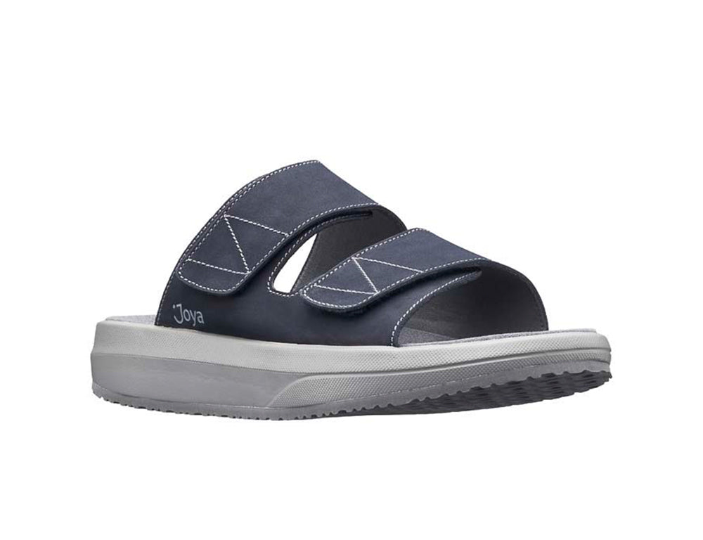 Joya Mens Senso Adjustable Max III Blue Sandals ShoeMed