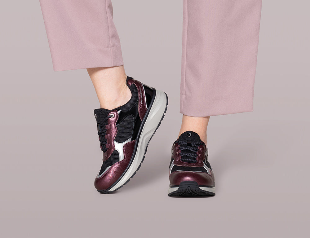 Womens Tina III Pink Black Active Trainers