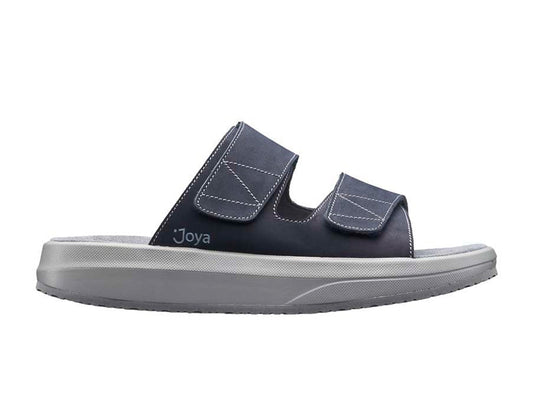 Joya Mens Senso Adjustable Max III Blue Sandals ShoeMed