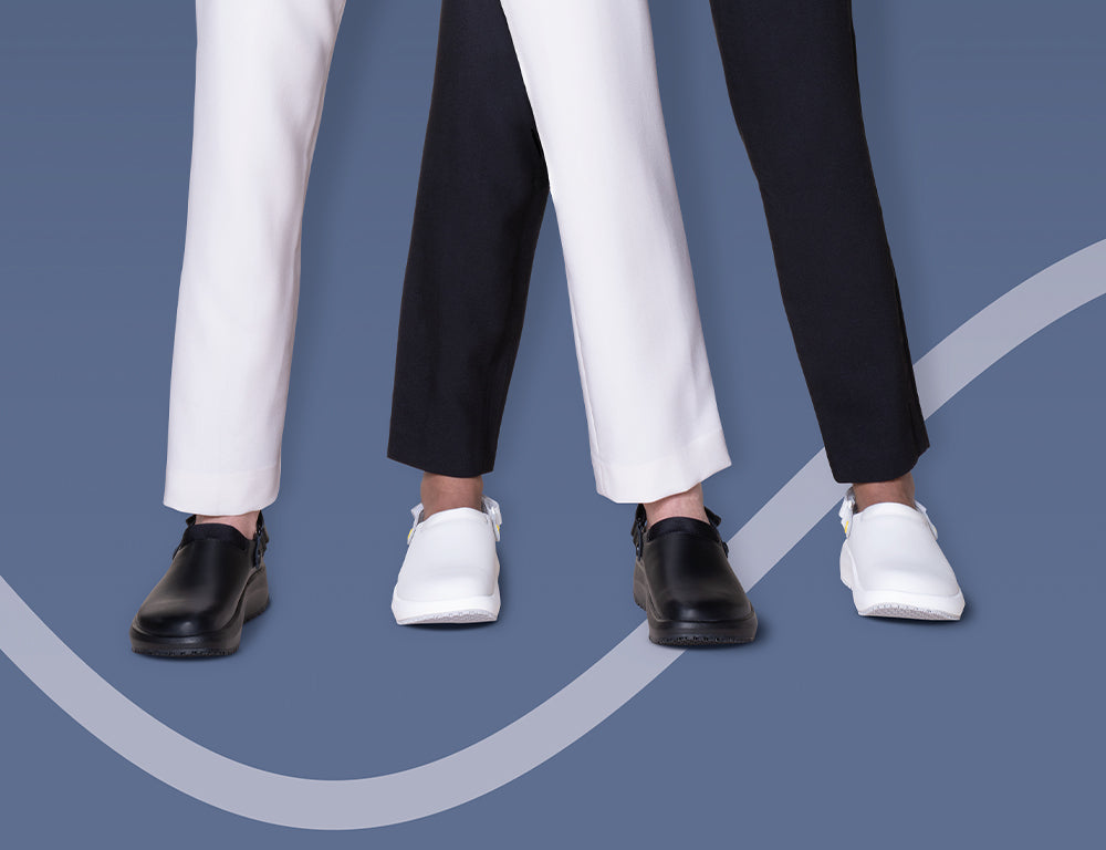 Ace ESD White Senso Clogs