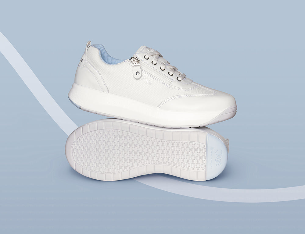 Womens Laura White Zip Senso Shoes