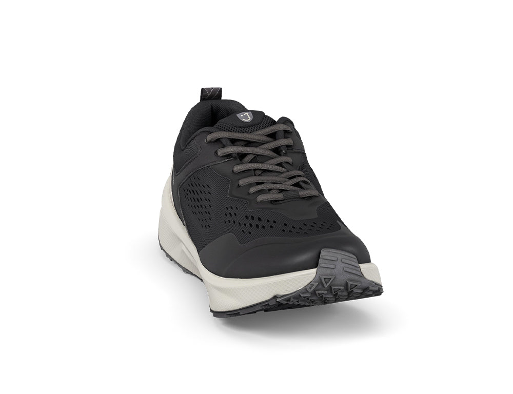 Mens Veloce Black Beige Active Trainers