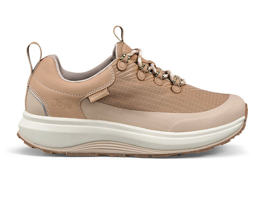 Womens Waterproof Maui Beige Wide-Fit Wave Trainers