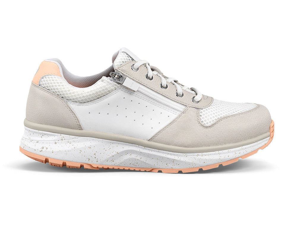 Joya Womens Trainers | White Summer Rocker Shoes With Cushioned Soles ...