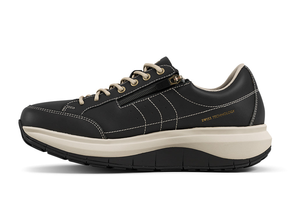 Mens Wave Wide-Fit Zip Moscow Black II Shoes