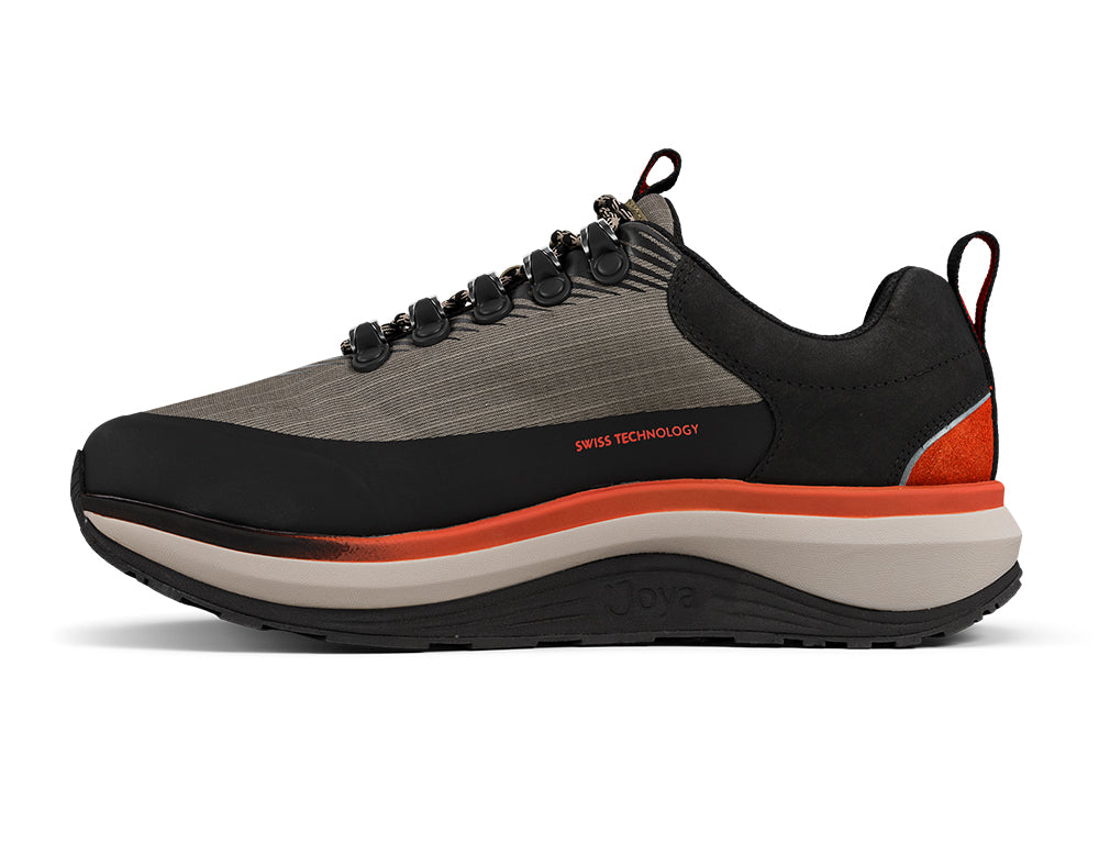 Mens Maui Waterproof Green Wide-Fit Wave Trainers