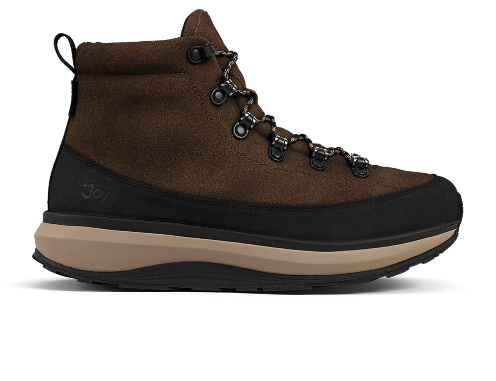 Mens Maui Dark Brown Waterproof Wide-Fit Wave Boots