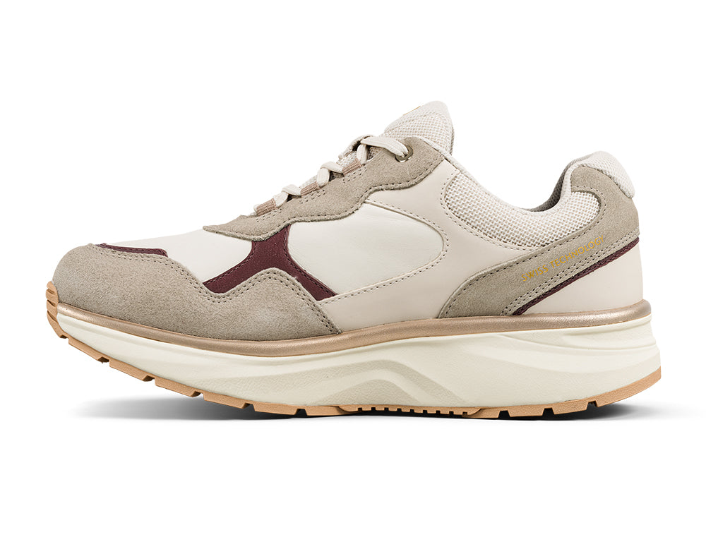 Womens Tina III Beige Red Active Trainers