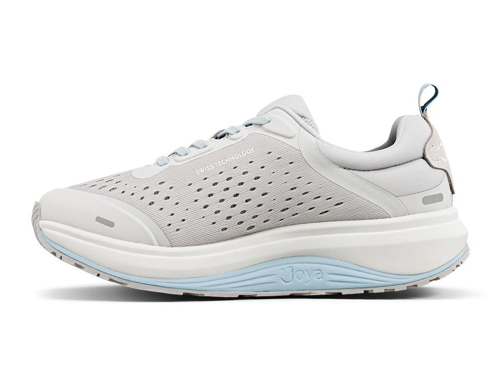 Womens Miami Grey Wide-Fit Wave Trainers