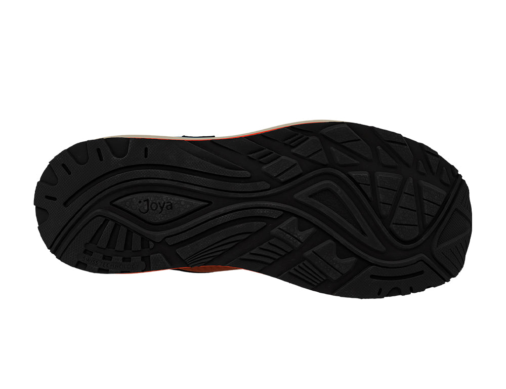 Womens Maui Orange Waterproof Wide-Fit Wave Trainers