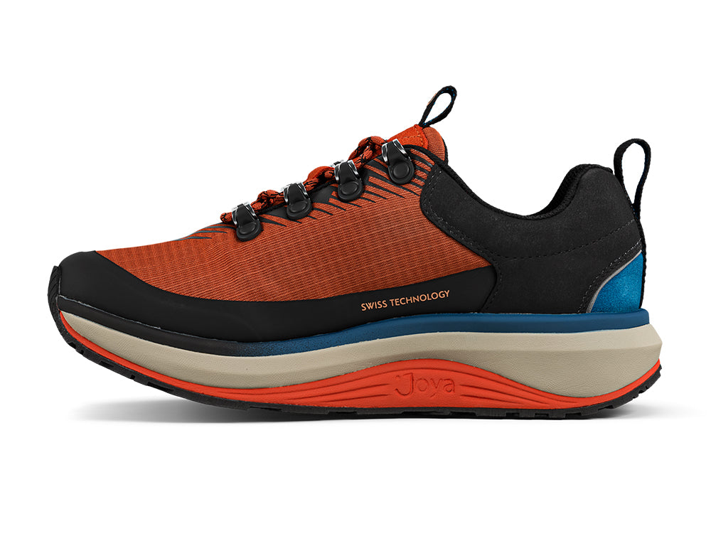 Womens Maui Orange Waterproof Wide-Fit Wave Trainers