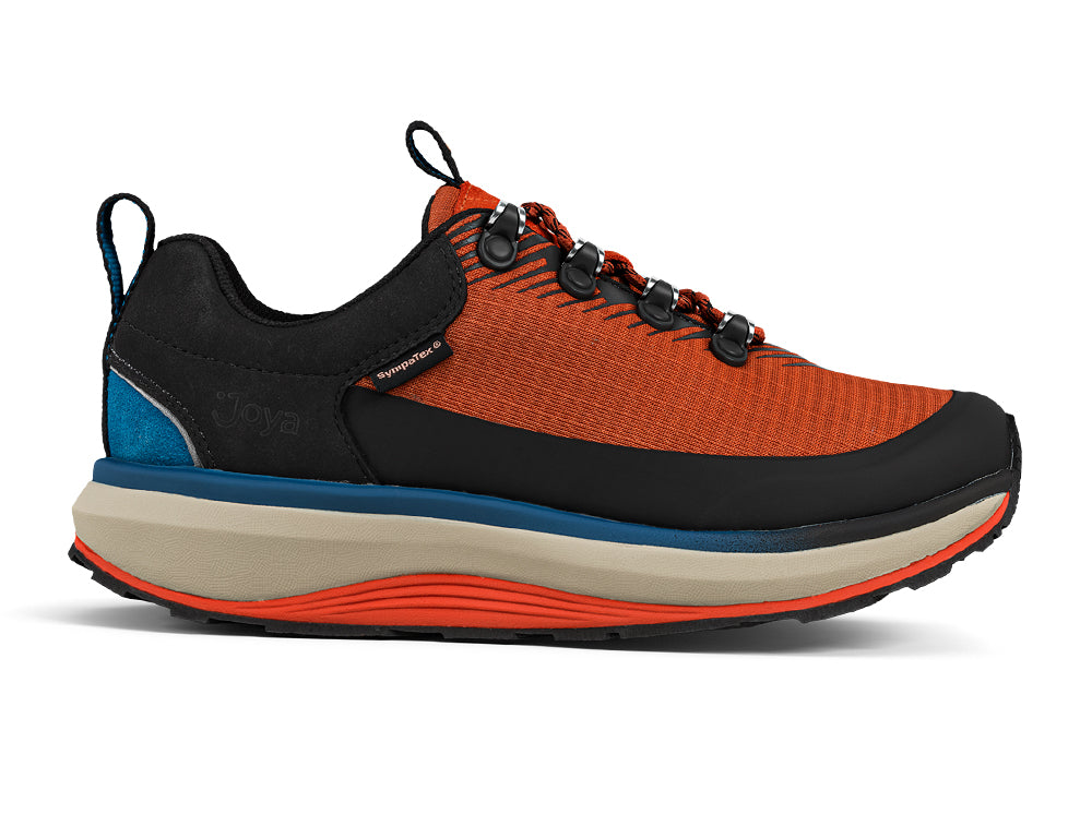 Womens Maui Orange Waterproof Wide-Fit Wave Trainers