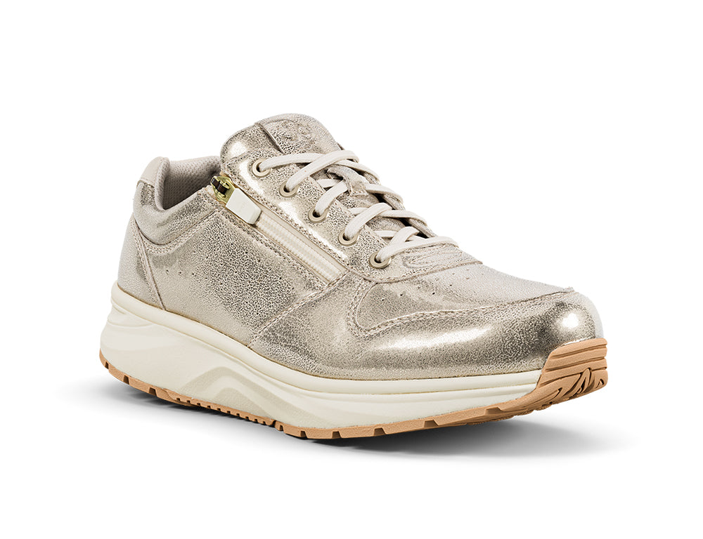 Womens Dynamo Light Gold Zip Active Trainers