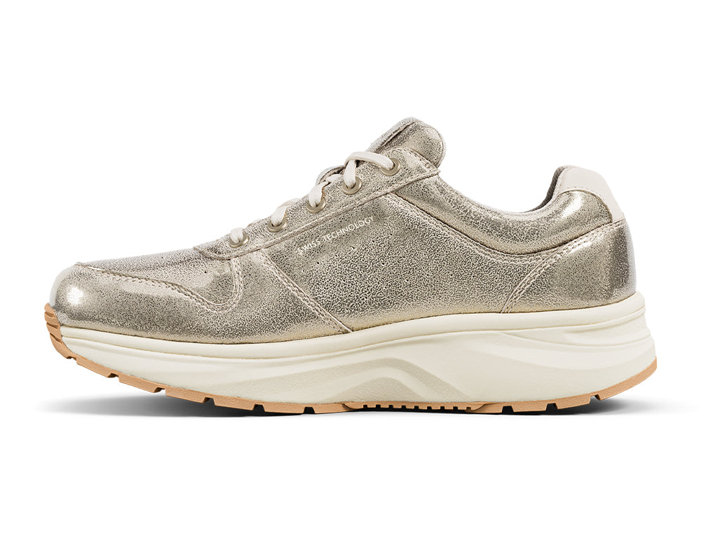 Womens Dynamo Light Gold Zip Active Trainers