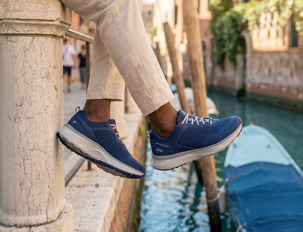 Mens Limited Edition Veloce Dark Blue Horizon Active Trainers
