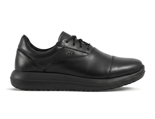 Mens Kloten Caviar Black Leather Tropo Shoes