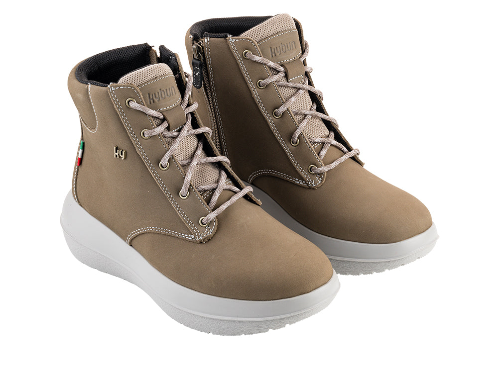 Womens Zip Elm Taupe Strato Boots