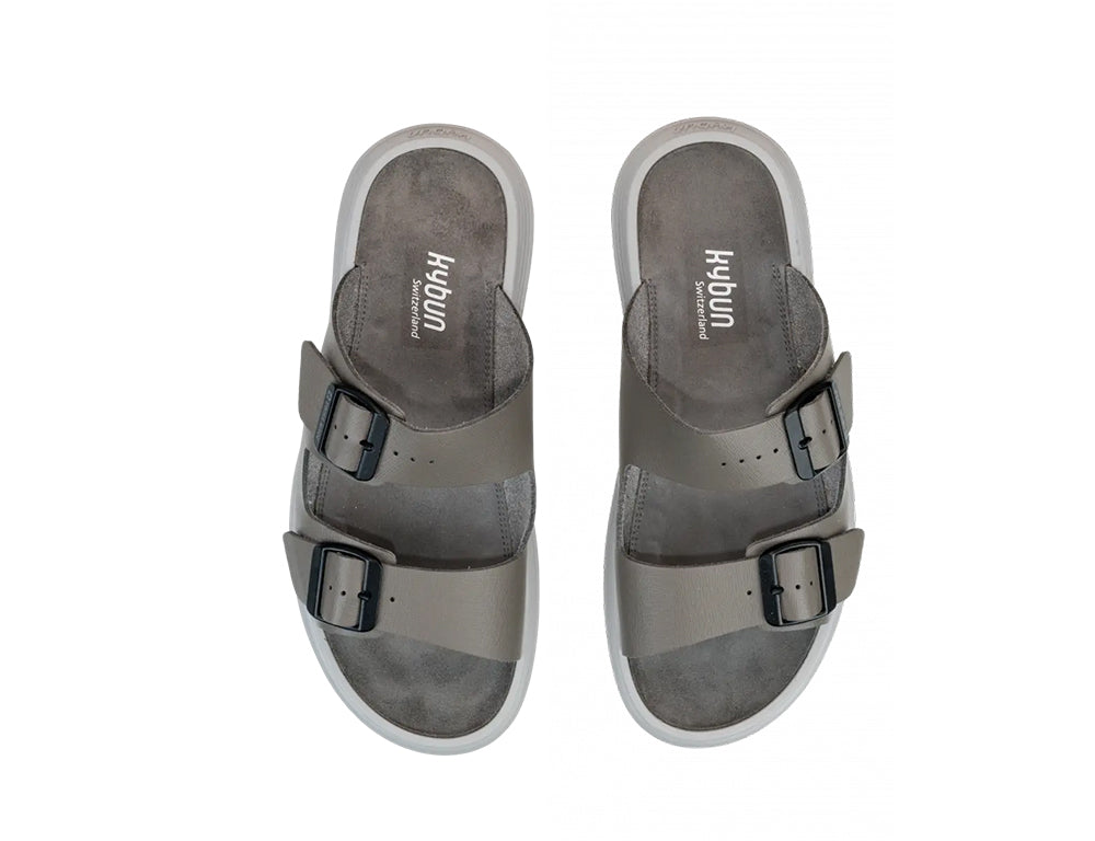 Mens Uri Grey Cushioned Sandals