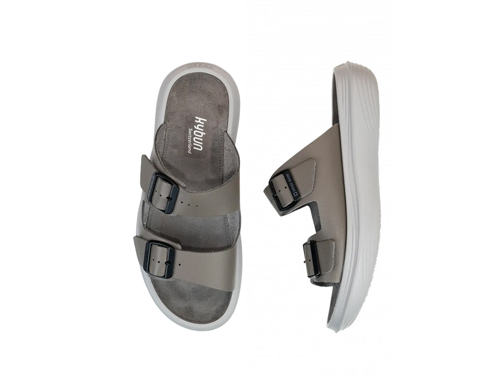Mens Uri Grey Cushioned Sandals
