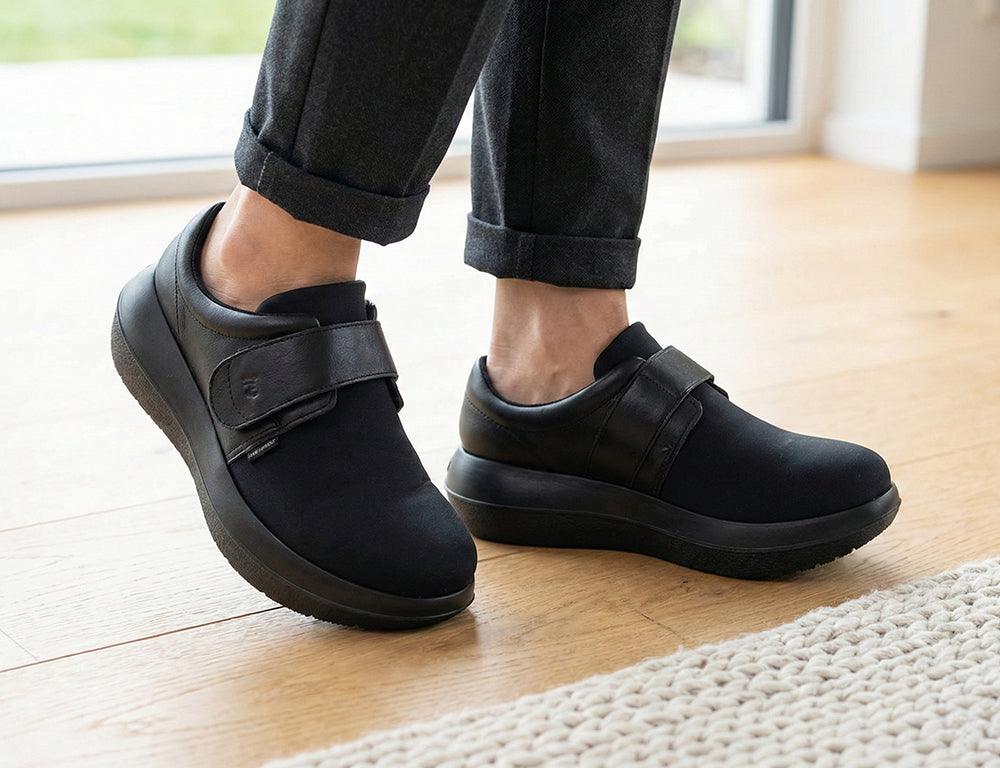Womens Vals 20 Black Extra-Wide Strato Shoes