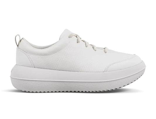 Womens Bauma White Wide-Fit Strato Trainers