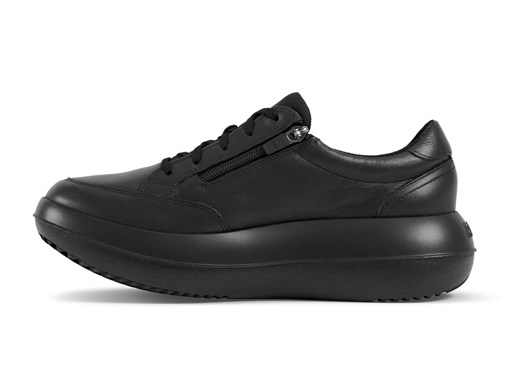 Mens Zürich II Black Leather Strato Shoes