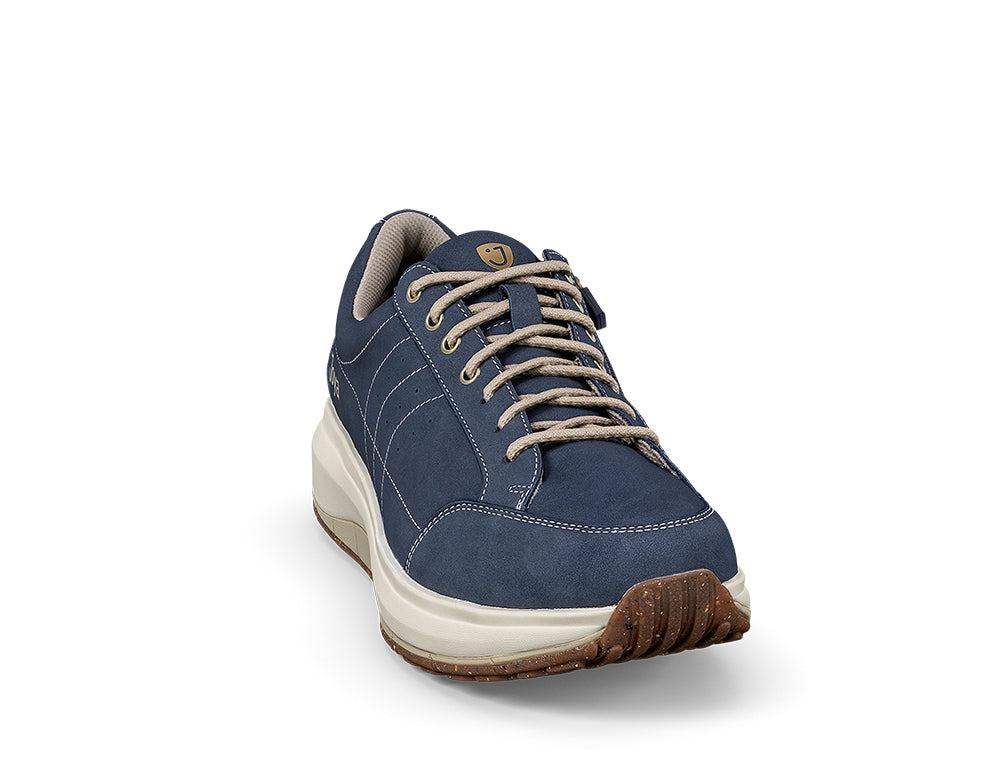 Joya Mens Wave Wide-Fit Zip Moscow Blue II Shoes ShoeMed