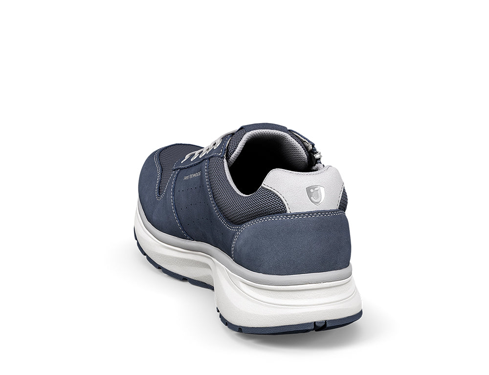 Joya Mens Active Zip Dynamo Blue II Trainers ShoeMed