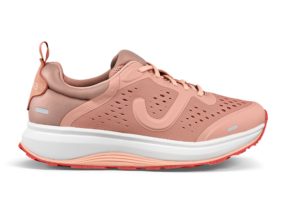 Womens Miami Pink Wide-Fit Wave Trainers