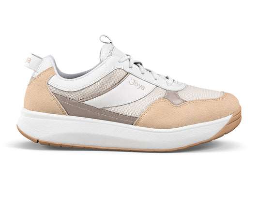 Joya Womens Senso Alegra Beige White Trainers ShoeMed