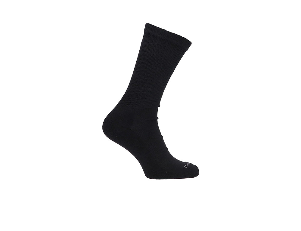 Mens Extra Easy Diabetic Friendly Black Socks