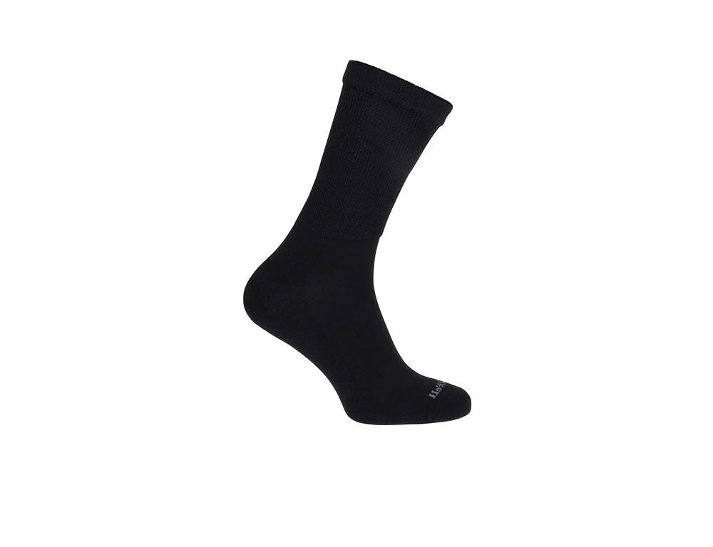 Womens Extra Easy Diabetic Friendly Black Socks