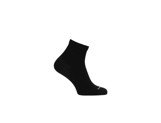 Womens Plantar Ease Heel Pain Relief Black Socks