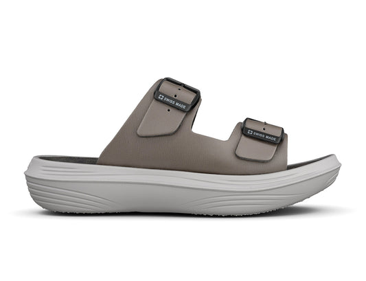 Mens Uri Grey Cushioned Sandals
