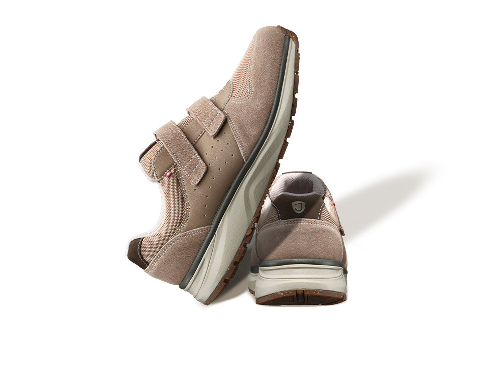 Beige velcro shoes on sale